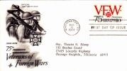 FDC Veterans Of Foreign Wars  1974 - 1971-1980