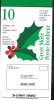Canada Greet More Christmas 1995 Holly Booklet BK 186 Of 1588 Full MNH - Full Booklets