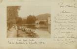 Bar Sur Aube : Vue De Mathaux, Laveuses , Carte Photo Voyagée En 1902 - Bar-sur-Aube