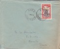 AYOS - CAMEROUN - 1956 - Colonies Francaises,Afrique,avion, Lettre,marcophilie - Cartas & Documentos