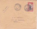 DOUALA - AKWA - CAMEROUN - 1956 - Afrique,colonies Francaises,avion,lettre,m Arcophilie - Lettres & Documents