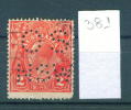 25K381 // - OS NSW - King George V , Australia Australien Australie - Perfin Perfores Perforiert Perforati Perforadas - Perfin