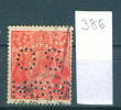 25K386 // - OS NSW - King George V , Australia Australien Australie - Perfin Perfores Perforiert Perforati Perforadas - Perforiert/Gezähnt