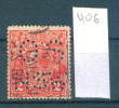 25K406 // - OS NSW - King George V , Australia Australien Australie - Perfin Perfores Perforiert Perforati Perforadas - Perforadas