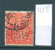 25K415 // - OS NSW - King George V , Australia Australien Australie - Perfin Perfores Perforiert Perforati Perforadas - Perfins