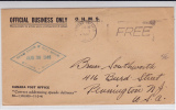 CANADA - 1946 - ENVELOPPE De SERVICE O.H.M.S (BUSINESS ONLY) De OTTAWA Pour PENNINGTON (USA) - Briefe U. Dokumente