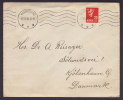 Norway Deluxe TMS Cancel HAUGESUND 1936 Cover To KJØBENHAVN Denmark - Covers & Documents