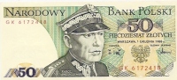 50 Zlotych - 1988 - Polonia