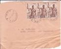 Afrique Equatoriale Française,Congo,Mayama,19 57,devant De Lettre,colonies,Piroguier Du Niger - Storia Postale