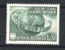 AUTRICHE ÖSTERREICH AUSTRIA Yt 855 **  ANNIVERSAIRE NATIONS UNIES ONU UNO GLOBE - Postage Due