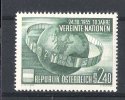 AUTRICHE ÖSTERREICH AUSTRIA Yt 855 **  ANNIVERSAIRE NATIONS UNIES ONU UNO GLOBE - Segnatasse