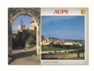 Cp, 83, Aups, Le Beffroi Et La Vue Générale, Voyagée 1990 - Aups