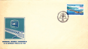 The Iron Gates Hydropower 1972 Cover FDC Premier Jour Romania. - Electricidad