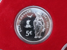 2004 - 5  Euro Euros Monaco Argent Sous Capsule - Issue Du Coffret BE PROOF Sainte Devote - Monaco