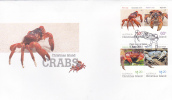 Christmas Island 2011 Crabs FDC - Christmas Island