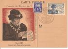 N°743  JOURNEE DU TIMBRE  BOURGES Le  13 OCTOBRE 1945 - Cartas & Documentos