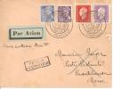 N°657+413+685+689  JOURNEE DU TIMBRE  HONFLEUR Vers MAROC  Le  13 OCTOBRE 1945 - Cartas & Documentos