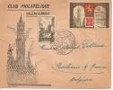 N° 742   JOURNEE DU TIMBRE  VALENCIENNES Vers BELGIQUE Le  13 OCTOBRE 1945 - Storia Postale