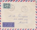 DOSSO - NIGER - 1957 - Colonies Francaises,Afrique,avion, Lettre,cachet,marcophilie - Briefe U. Dokumente