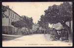 CPA  ANCIENNE- FRANCE- SOLLIES-PONT (83)- GENDARMERIE NATIONALE A GAUCHE- BELLE ANIMATION- ATTELAGE- CAFÉ - Sollies Pont