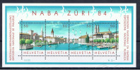 CH Schweiz 1984 Mi Bl. 24 1276-79 Mnh Briefmarkenausstellung - Nuevos