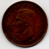 GREAT BRITAIN / GRAN BRETAGNA - GEORGE VI - 1 PENNY ( 1945 ) - D. 1 Penny