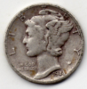 STATI UNITI 1 DIME 1944 AG - 1916-1945: Mercury