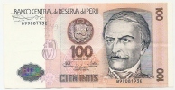 100 Intis - 1987 - Perù