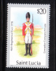 St Lucia 1987 Uniform Company Private $20 MNH - St.Lucia (1979-...)