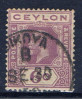 CL+ Ceylon 1921 Mi 191 Königsporträt - Ceylan (...-1947)