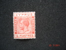 Cyprus 1925 King.George V  11/2 Pi   SG 120  MH - Zypern (...-1960)