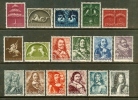 Ned 1943 Zeehelden Zegels Mint 405-421 # 286 - Unused Stamps