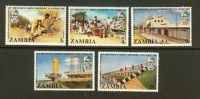 ZAMBIA 1974 MNH Stamp(s) Independence 123-128 #6188 (5 Values Only Thus Not Complete) - Zambia (1965-...)