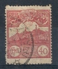 1921-23 SAN MARINO USATO VEDUTA 40 CENT - RR9125 - Usados