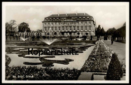 ALTE POSTKARTE BRÜHL SCHLOSS AUGUSTUSBURG SPRINGBRUNNEN PARK Fontaine Fountain Castle Chateau Postcard AK Ansichtskarte - Bruehl