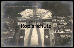 ALTE POSTKARTE BERLIN BRANDENBURGER TOR FLIEGERAUFNAHME AUS 300 METER HÖHE 1920 Luftbild Postcard AK Cpa Ansichtskarte - Brandenburger Tor
