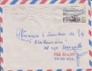 YAOUNDE - CAMEROUN - 1957 - Colonies Francaises,Afrique,avion, Lettre,cachet,marcophilie - Cartas & Documentos