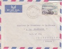 BERTOUA - CAMEROUN - 1957 - Colonies Francaises,Afrique,avion, Lettre,cachet,marcophilie - Cartas & Documentos