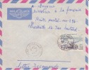 DOUALA - DEPART - CAMEROUN - 1957 - Colonies Francaises,Afrique,avion, Lettre,cachet,marcophilie - Cartas & Documentos