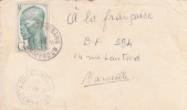 ABONG MBANG - CAMEROUN - 1956 - Colonies Francaises,Afrique,avion, Devant De Lettre,cachet,marcophilie - Lettres & Documents