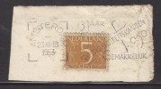 Netherlands 1953 Postmark On Piece - Brieven En Documenten