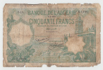 Algeria 50 Francs 1933 "G" P 80 - Algérie