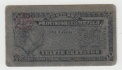 MEXICO 20 CENTAVOS Note  REVOLUTION 1914 VF+ - Mexique