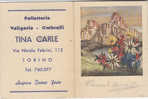 PO9492A# CALENDARIETTO PUBBLICITARIO PELLETTERIE-VALIGERIA-OMBRELLI CARLE - TORINO 1954/PAESAGGIO ALPINO - Tamaño Pequeño : 1941-60