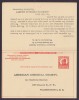 United States Postal Stationery Ganzsache Entier AMERICAN CHEMICAL SOCIETY Preprinted W. Reply WASHINGTON D.C. 1951 - 1941-60