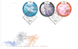 JO2000 - FDC Suisse émise Pour Les JO De Sydney En 2000 - Sommer 2000: Sydney