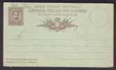 Italy Postal Stationery Ganzsache Intero Dieci Centesimi King König Umberto I. Antwort Résponse Riposta - Interi Postali