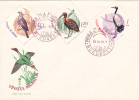 Birds Of The Delta Rate 1 Cover FDC Premier Jour 1965 Romania. - Schwäne