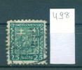 25K498 // - P.  - Perfin Perfores Perforiert Perforati Perforadas Czechoslovakia Tchécoslovaquie Tschechoslowakei - Perforadas