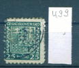 25K499 // - C.G.V.  - Perfin Perfores Perforiert Perforati Perforadas Czechoslovakia Tchécoslovaquie Tschechoslowakei - Perforés